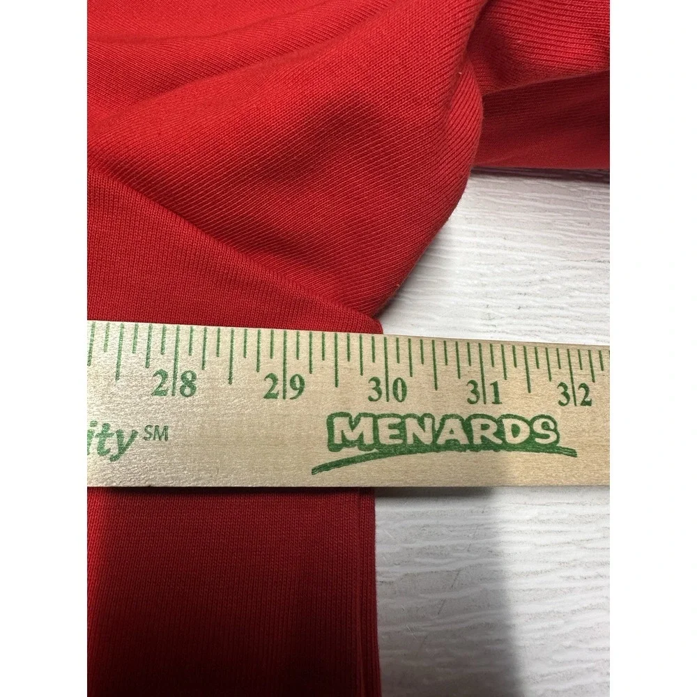 Lacoste Hoodie Men's Size‎ 2XLB Red Full Zip Long Sleeve Sweatshirt Heavyweight